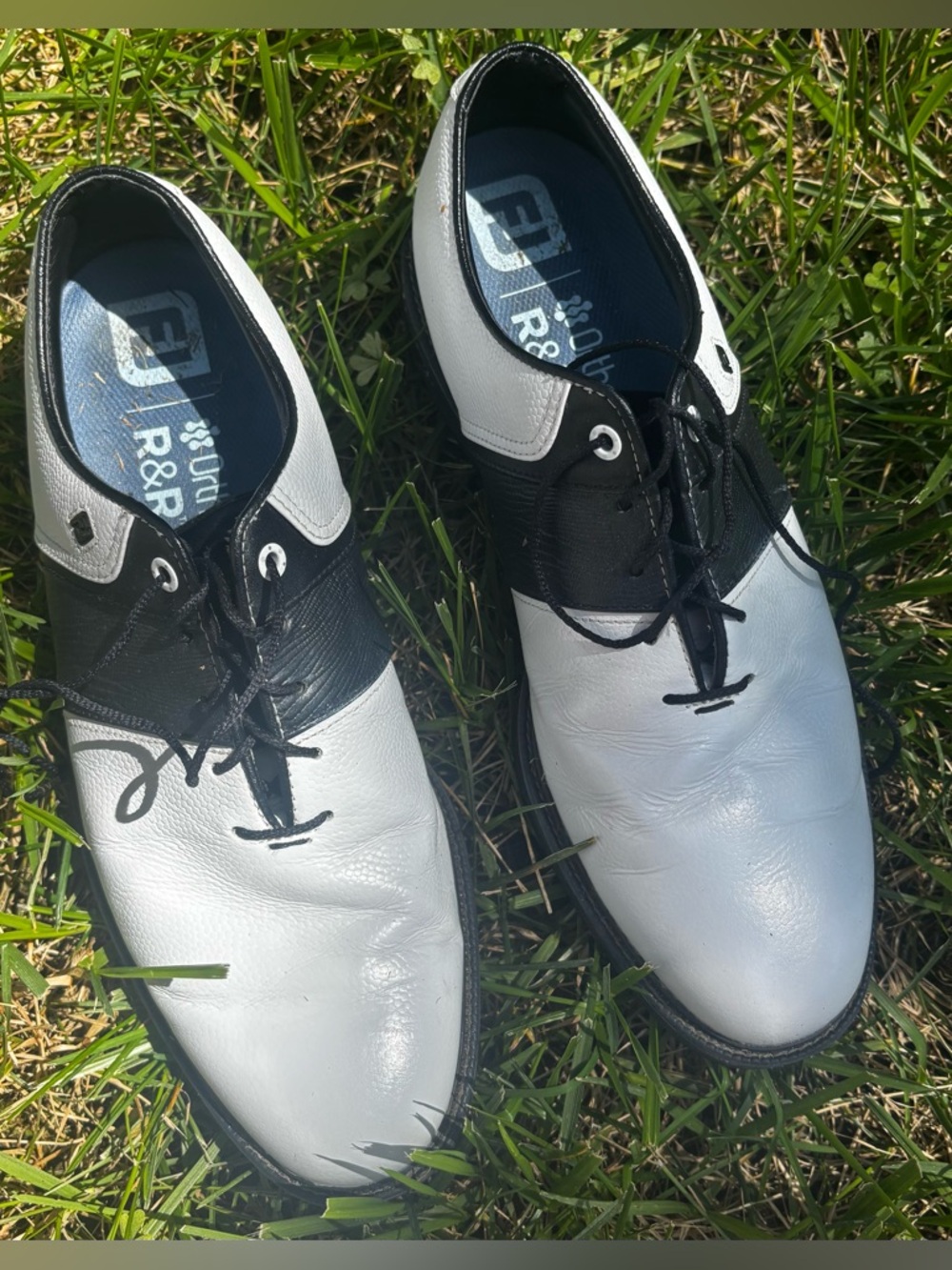 FootJoy Premiere Series Packard 54331 White Black Men Golf Shoes size 11